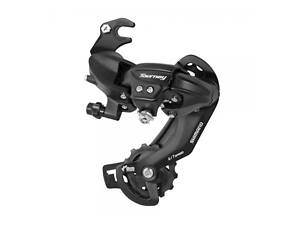 Задний переключатель Shimano RD-TY300 крюк Tourney 7шв Черный (DERB-078)