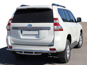 Задняя дуга AK002-2v1 (нерж) для Toyota Land Cruiser Prado 150