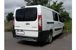 Задняя дуга AK002-Double (нерж.) для Fiat Scudo 2007-2015 гг