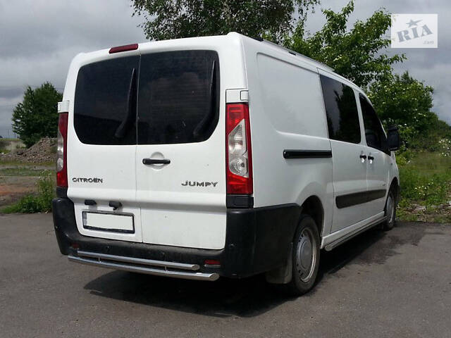 Задняя дуга AK002-Double (нерж.) для Fiat Scudo 2007-2015 гг