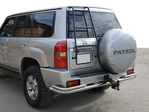 Задняя дуга AK005-3 (нерж) для Nissan Patrol Y61 1997-2011 гг