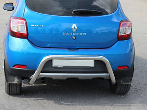 Задня дуга AK007 (нерж) для Dacia Sandero 2013-2020 рр