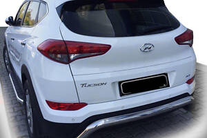 Задняя дуга AK007 (нерж.) для Hyundai Tucson TL 2016-2021 гг