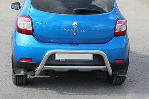 Задняя дуга AK007 (нерж) для Renault Sandero 2013-2022 гг