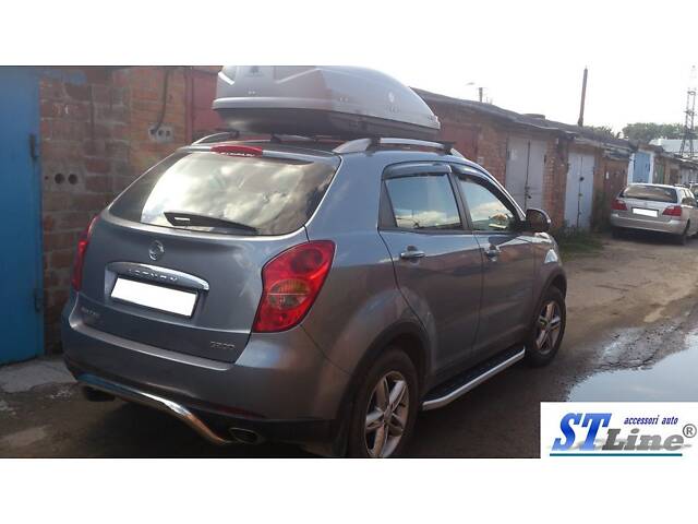 Задняя дуга AK007 (нерж) для SsangYong Korando 2010–2019 гг - Фото 3