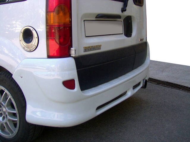 Задняя нижняя юбка (под покраску) для Renault Kangoo 1998-2008 гг