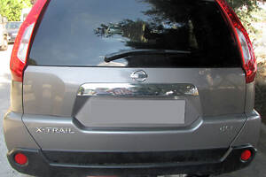 Задняя скоба AK007 (2 шт, нерж.) для Nissan X-trail T31 2007-2014 гг