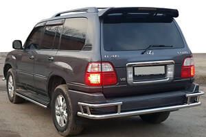 Задняя защита AK009-15 (нерж.) для Lexus LX470