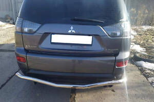 Задняя защита D125201 (нерж) для Mitsubishi Outlander 2006-2012 гг