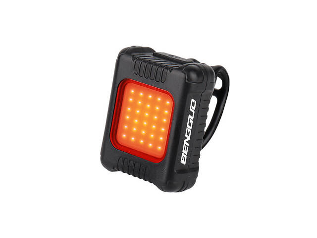 Задний велосипедный фонарь BENGGUO BG-3133 COB LED 80Lm, USB зарядка, 3 режима, влагозащита - Фото 1