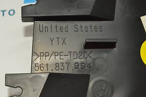 Заглушка бокового зеркала перед прав VW Passat b7 USA 561-837-994
