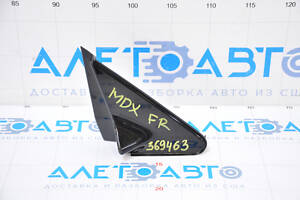 Заглушка треугольник крыла передняя правая Acura MDX 10-13 глянец сломаны 2 крепления, потерта
