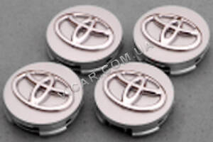 Заглушки колпачки колесных дисков Toyota с логотипом