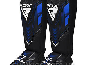Захист для гомілок та стоп RDX NEOPRENE SHIN INSTEP IMMAF-1-BLUE-S