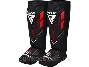 Захист для гомілок та стоп RDX NEOPRENE SHIN INSTEP IMMAF-1-RED-L
