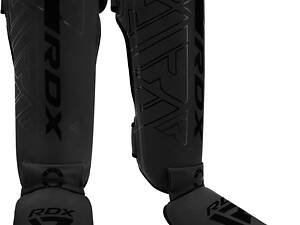Захист гомілки та стопи RDX F6 KARA Shin Instep Guards Black XL