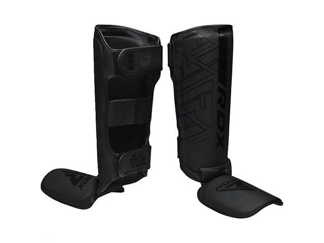 Захист гомілки та стопи RDX F6 KARA Shin Instep Guards Black XL - Фото 8