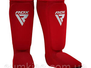 Захист гомілки та стопи RDX Shin Instep Foam Red/White S