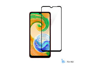 Захисне скло 2E для Samsung Galaxy A04/A04s (A045/A047), 2.5D FCFG, (1 Pack), black border (2E-G-A04-A04S-SMFCFG-BB)