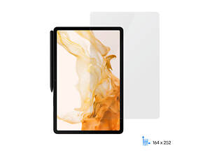 Захисне скло 2E для Samsung Galaxy Tab S8 (X700/X706), 2.5D, Clear (2E-G-TABS8-LT2.5D-CL)