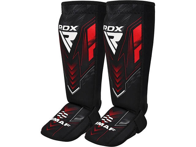 Захист для гомілок та стоп RDX NEOPRENE SHIN INSTEP IMMAF-1-RED-XL - Фото 1