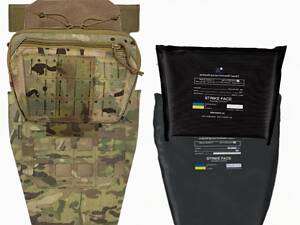 Защита Паха размер S (21.5*27 см) с МБП 2 класса + Напашник 3rd.Gen с Мягким Баллистическим Пакетом 2 класса Мультикам