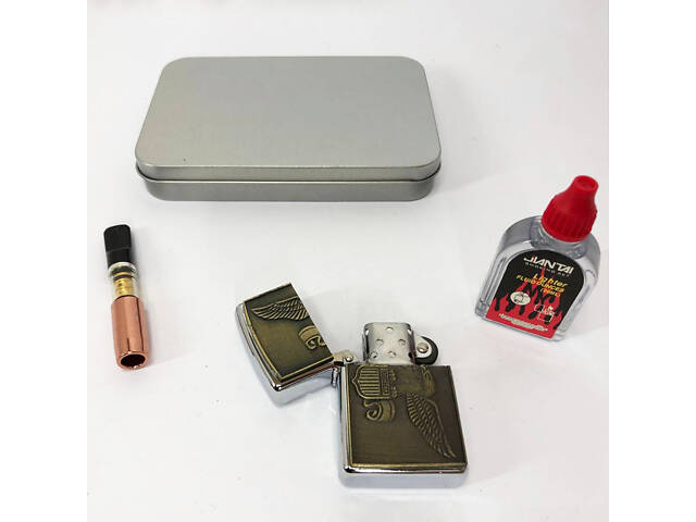 Зажигалка бензиновая счастливая N6, Зажигалка для курения, Зажигалка подарок на MG-714 день рождения - Фото 3