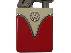 Зажигалка газовая пьезо Licences VW Metal Lighter Tank Жёлто-красная (40610129YERED)