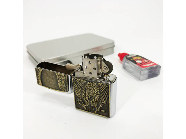 Запальничка бензинова в подарунковій коробці N13, подарункові запальнички, подарунок запальничка хлопцю. - Фото 6