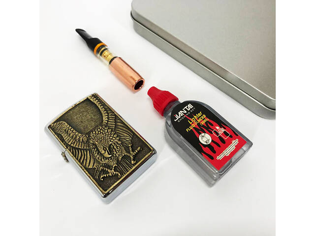 Запальничка бензинова в подарунковій коробці N13, подарункові запальнички, подарунок запальничка хлопцю. - Фото 8