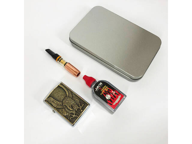 Запальничка бензинова в подарунковій коробці N13, подарункові запальнички, подарунок запальничка хлопцю. - Фото 9