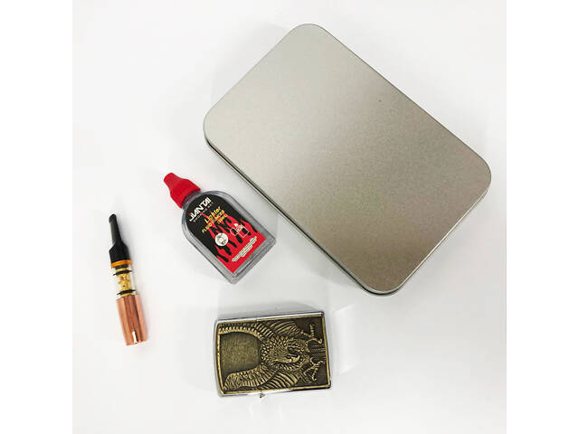 Запальничка бензинова в подарунковій коробці N13, подарункові запальнички, подарунок запальничка хлопцю. - Фото 11