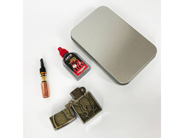 Запальничка бензинова в подарунковій коробці N13, подарункові запальнички, подарунок запальничка хлопцю. - Фото 12