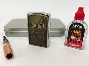 Запальничка бензинова в подарунковій коробці N6, сувенірна запальничка, запальнички подарунки для чоловіків.