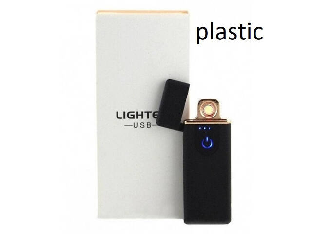 Запальничка USB Lighter 8070 пластик різні кольори - Фото 3
