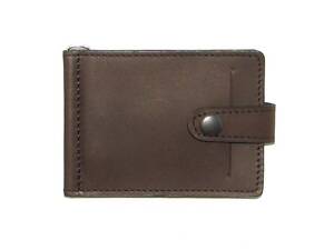 Затискач для грошей DNK Leather Коричневий (DNK Euro Clamp col.F)