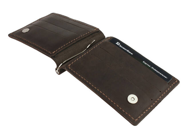 Затискач для купюр gz2(5) коричневий - Фото 1