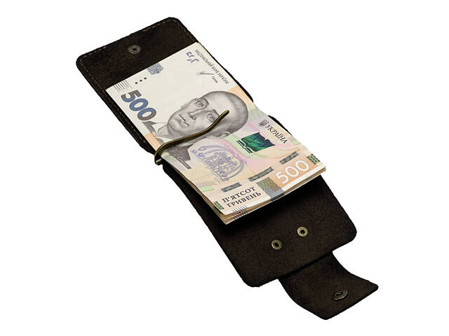 Затискач для купюр gz6-2(4) коричневий - Фото 4