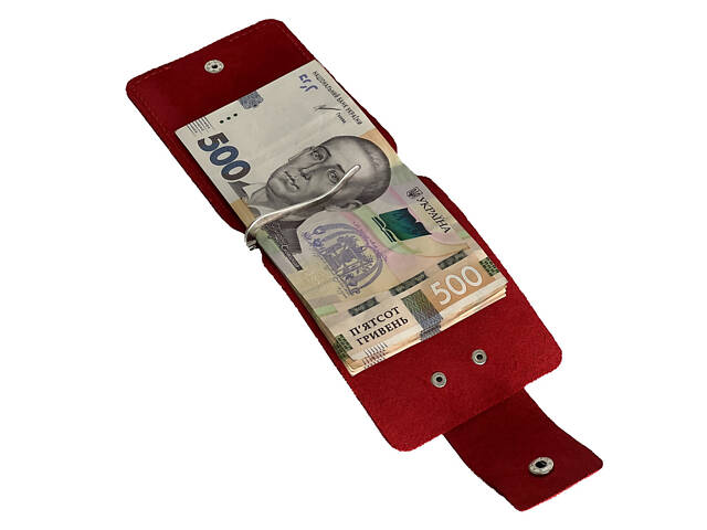 Затискач для купюр gz6-7(4) червоний - Фото 4