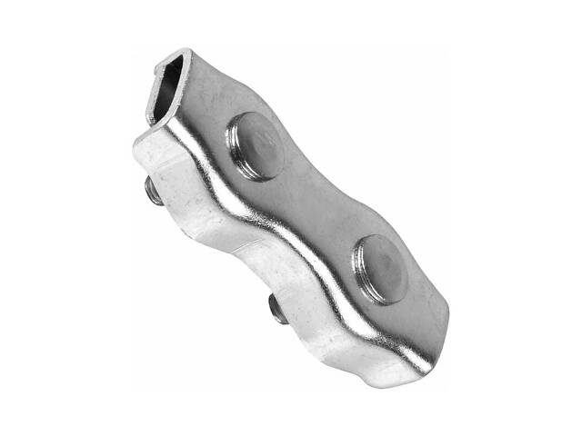 Затискач подвійний ø4мм M5 40x18мм для троса нержавіюча сталь (2 шт.) [N3S00000N6S0400001] Metalvis - Фото 2