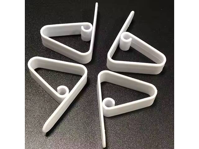 Затискачі для скатертини для стола Білі (12 шт./уп.), фіксатор тримач для скатертини пластиковий - Фото 2