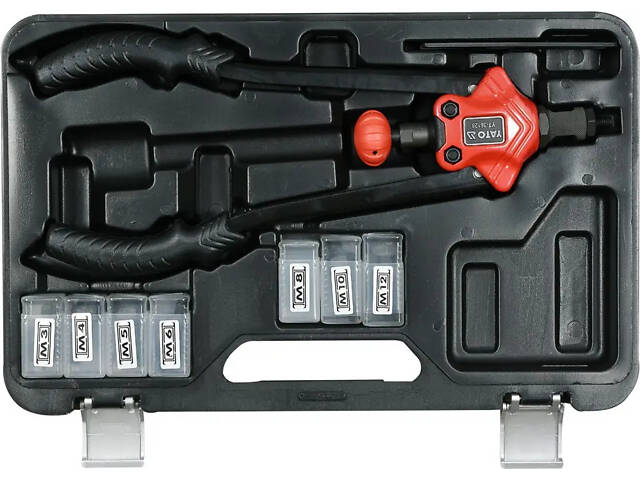 Заклепочник двухручный резьбовой YATO для нитогаек М 3-12 мм 360 мм (YT-36128) - Фото 3