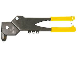 Заклепочник TOPEX для заклепок алюминиевых 2.4, 3.2, 4.0, 4.8 мм, несколько положений