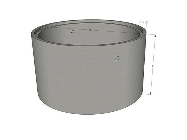 Залізобетонне кільце для колодязя з дном КС 15-9 - Фото 1