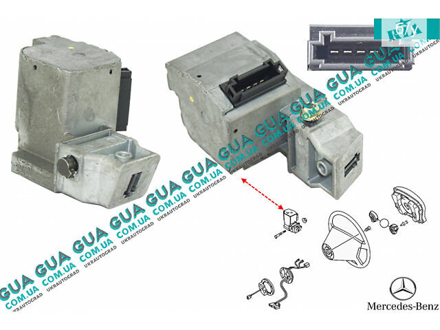 Замок / блокиратор рулевой колонки A2104620330 Mercedes / МЕРСЕДЕС E-CLASS 1995- / Е-КЛАСС