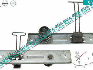 Замок капота верхний ( скоба / крючок капота ) 8200677854 Nissan / НИССАН PRIMASTAR 2000- / ПРИМАСТАР 00-, Opel / ОПЕЛЬ