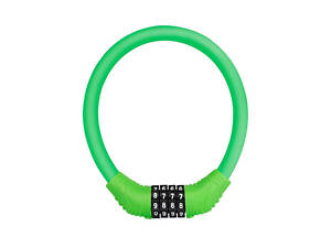 Замок кодовый 10х350 мм. зеленый (CSX-grn)