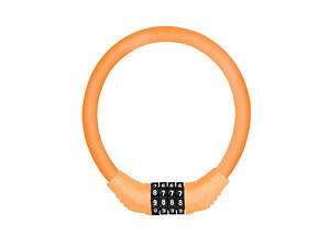 Замок кодовый DN 10х350 мм. оранжевый (CSX-orange)