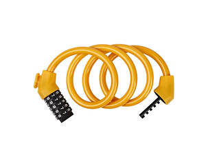 Замок кодовый EsLNF Anti-Theft 12х1200 мм. оранжевый (G611-orange)