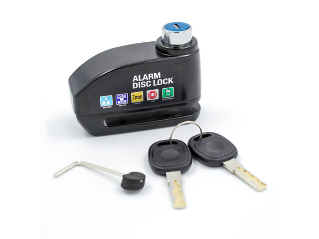 Замок на тормозной диск Alarm Disk Lock c сигнализация Benggud для электросамоката/велосипеда/мотоцикла - Фото 2